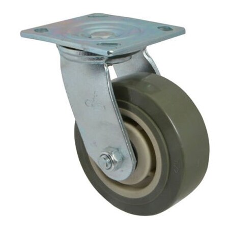 Allpoints Allpoints 1201084 Caster, Plate (5", Gry) For Standard Keil 1201084
